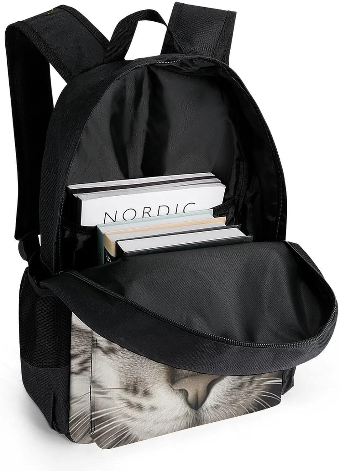 Black And White Image Laptop Backpacks for Women Travel Backpack Casual Daypack Hiking Backpack Business Backpack