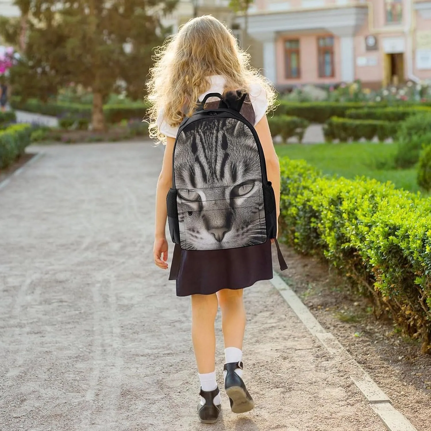 Black And White Image Laptop Backpacks for Women Travel Backpack Casual Daypack Hiking Backpack Business Backpack