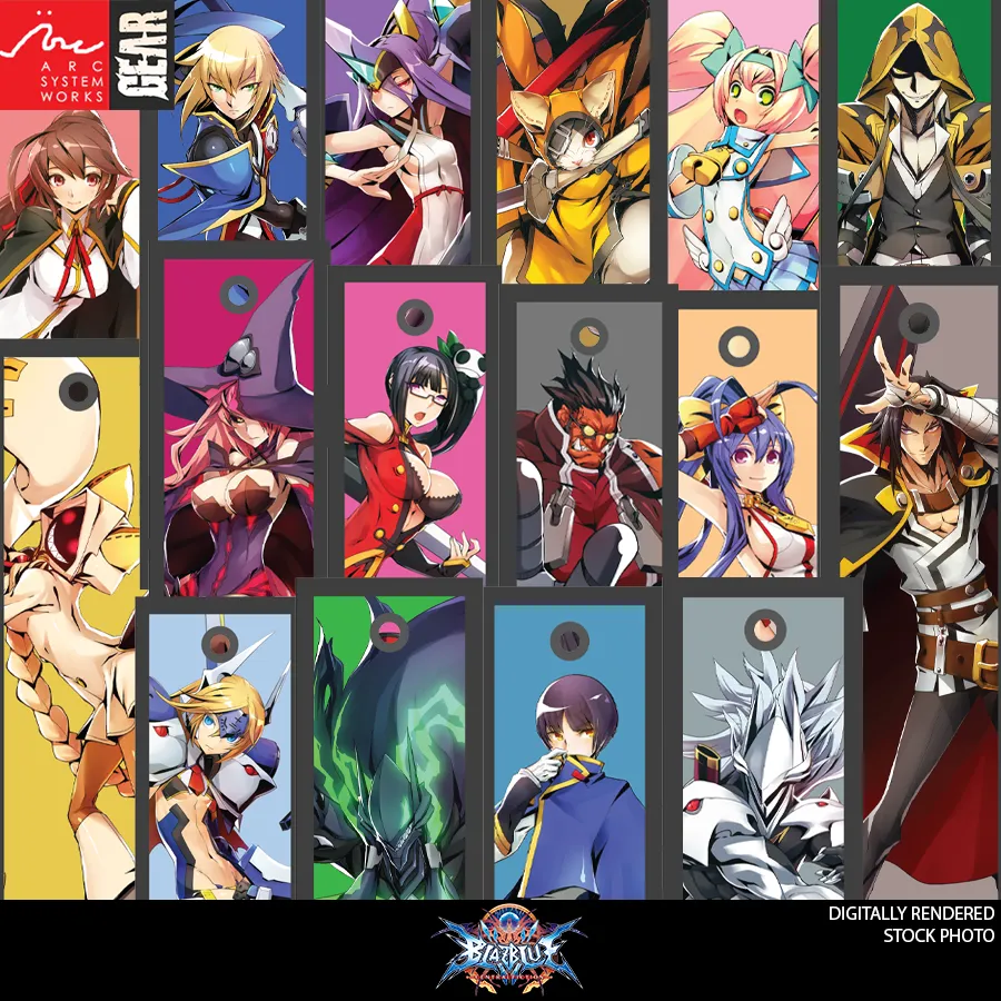BLAZBLUE CENTRALFICTION Official Flight Tag   Quick Release Keyring