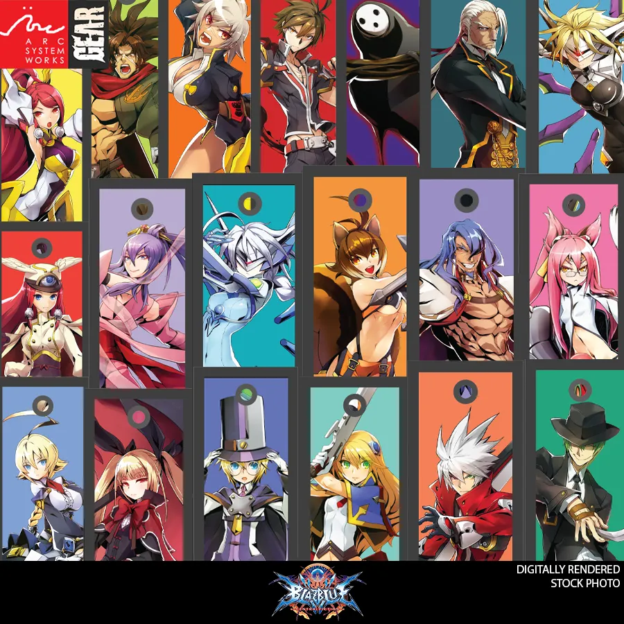 BLAZBLUE CENTRALFICTION Official Flight Tag   Quick Release Keyring
