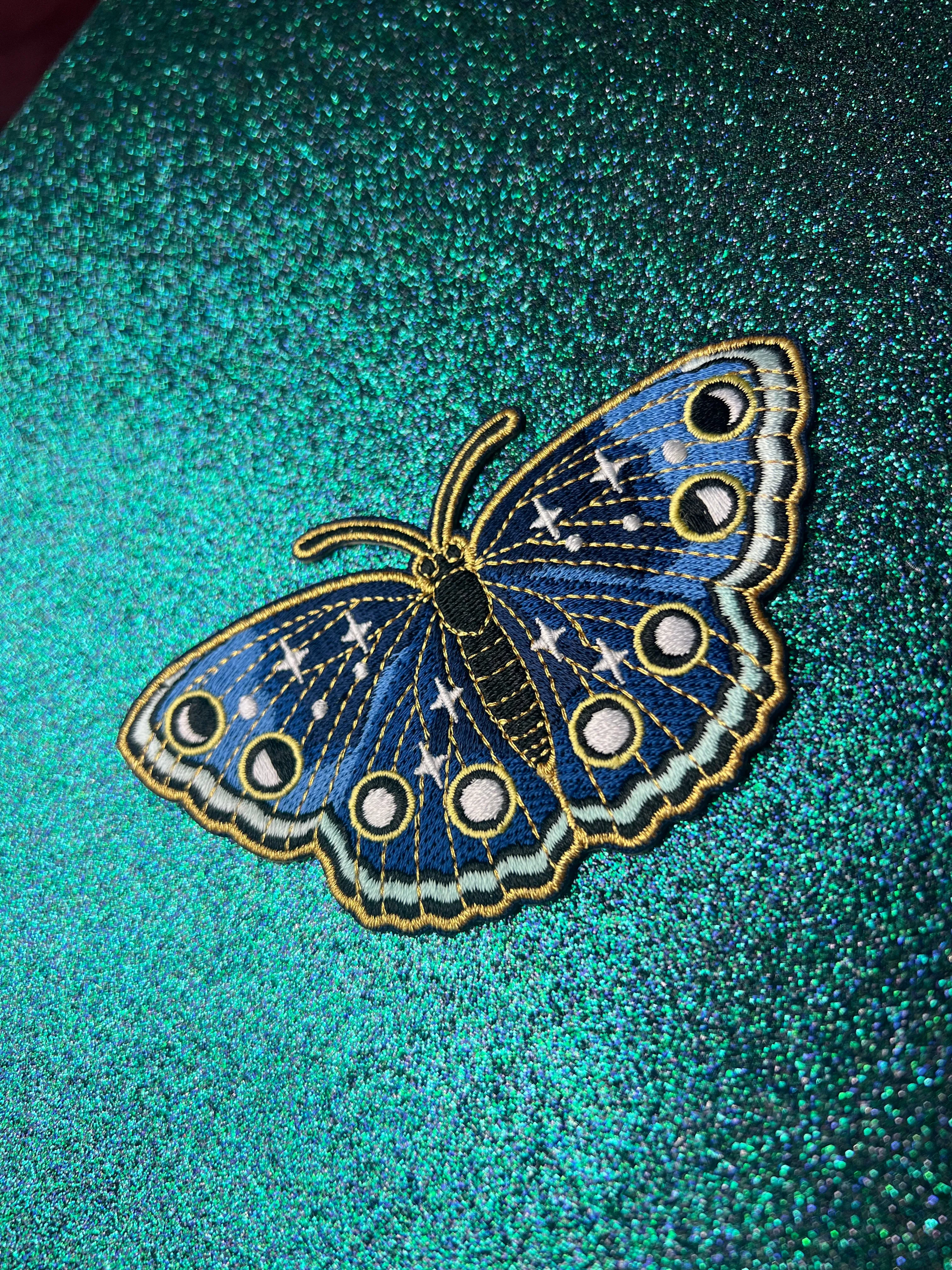 Blue Moons Butterfly Patch