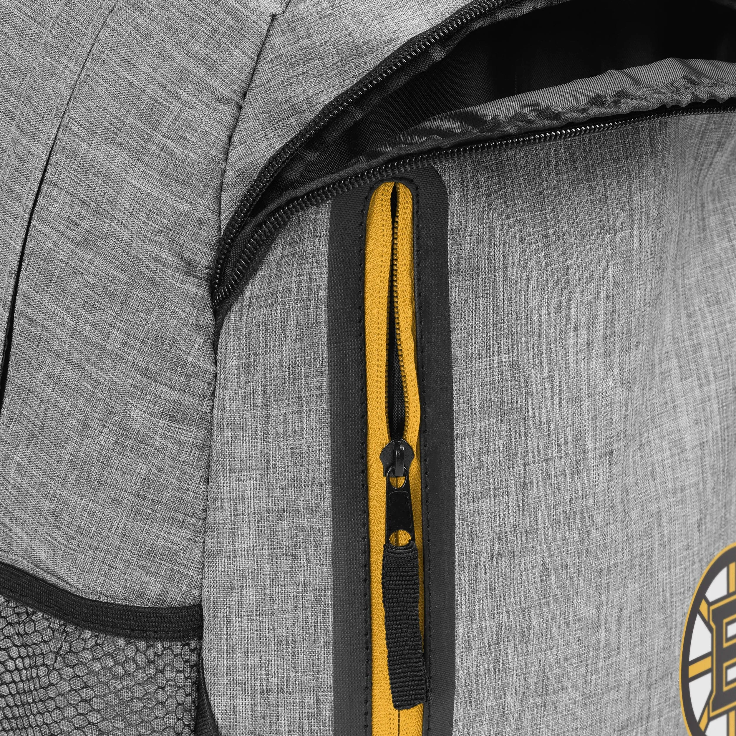Boston Bruins Heather Grey Bold Color Backpack