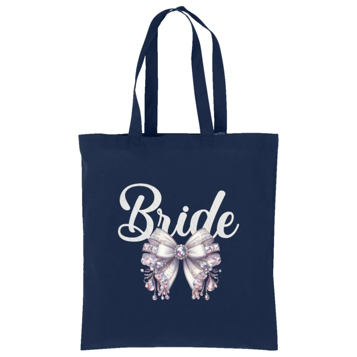 Bride Bow Port Authority Core Cotton Tote