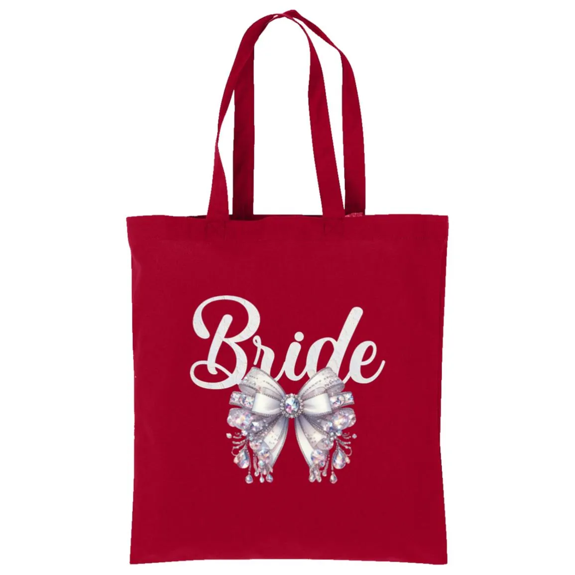 Bride Bow Port Authority Core Cotton Tote