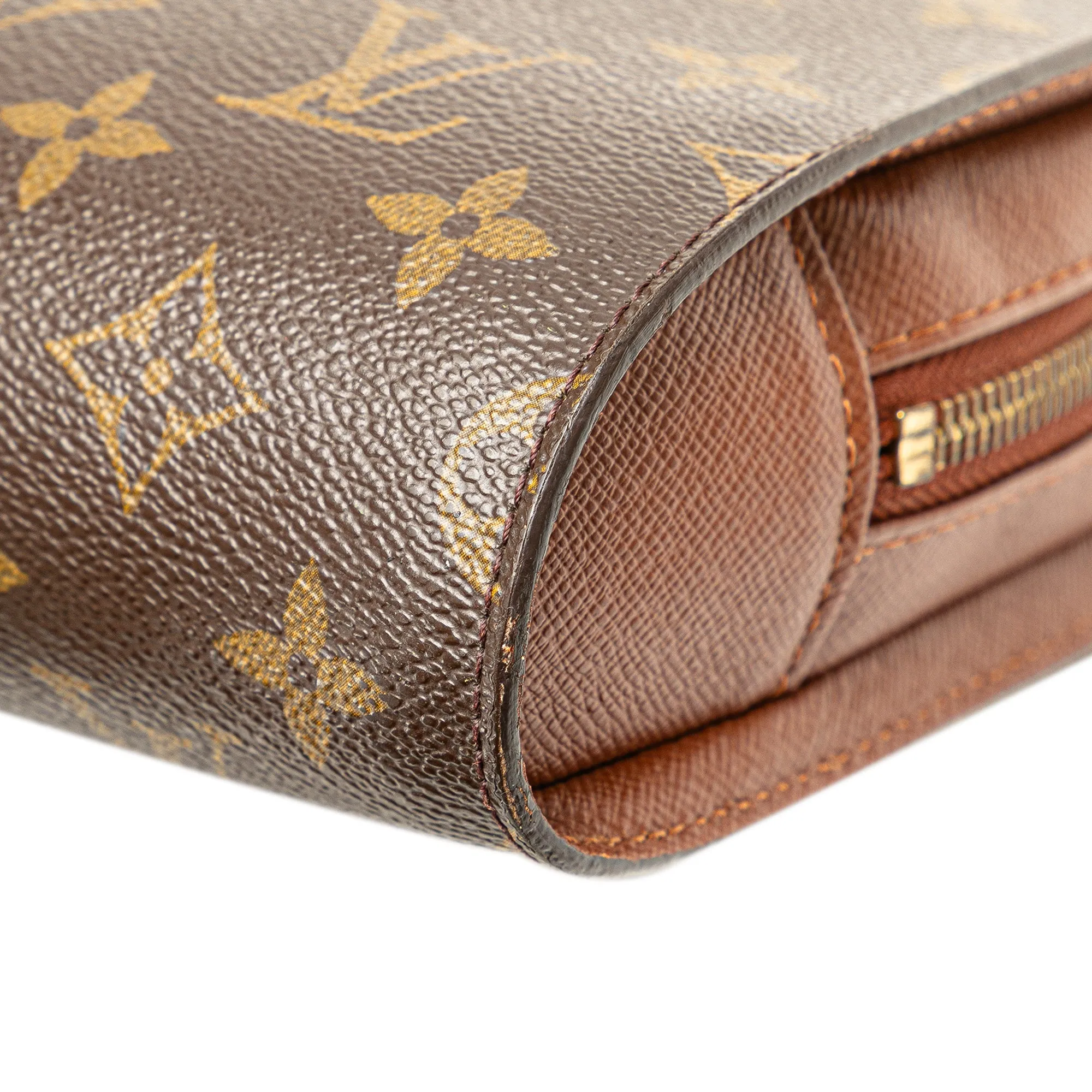 Brown Louis Vuitton Monogram Orsay Clutch Bag