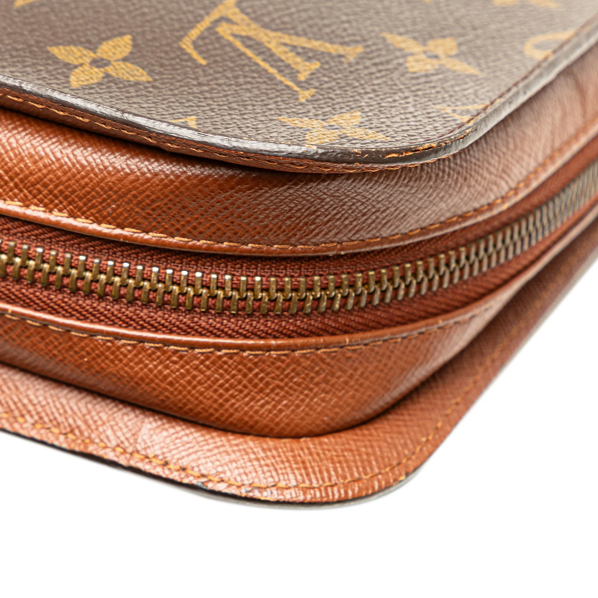 Brown Louis Vuitton Monogram Orsay Clutch Bag