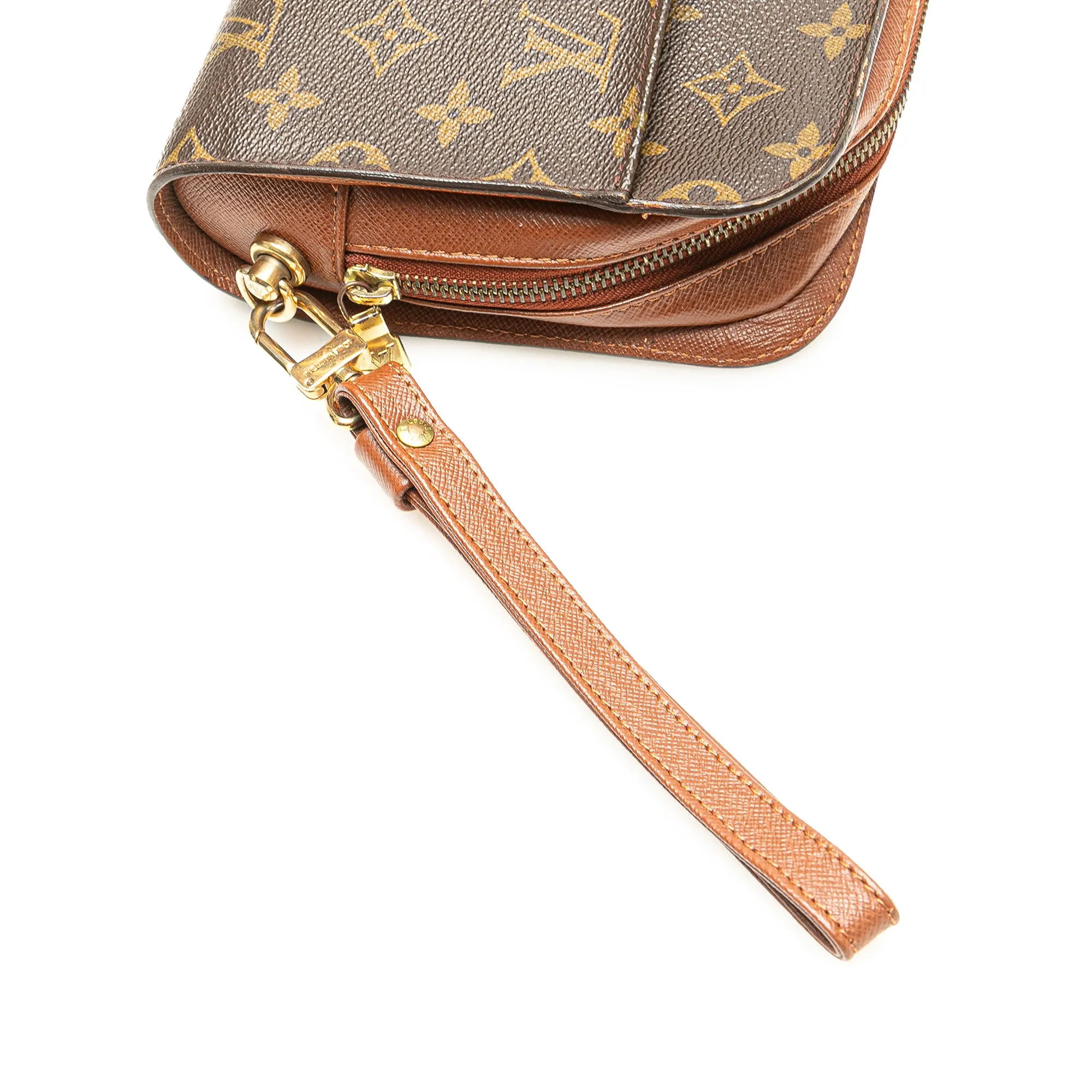 Brown Louis Vuitton Monogram Orsay Clutch Bag