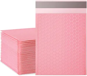 Bubble Mailers, 8.5x11 Inch Padded Bubble Mailers Pack of 50 Bubble Envelopes Opaque Self Seal Adhesive Waterproof Bags for Shipping and Packaging (Pink, 8.5x11-50Pc)