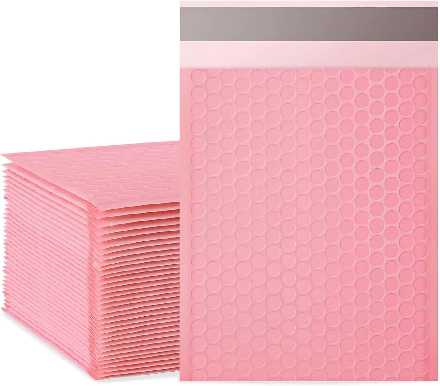 Bubble Mailers, 8.5x11 Inch Padded Bubble Mailers Pack of 50 Bubble Envelopes Opaque Self Seal Adhesive Waterproof Bags for Shipping and Packaging (Pink, 8.5x11-50Pc)