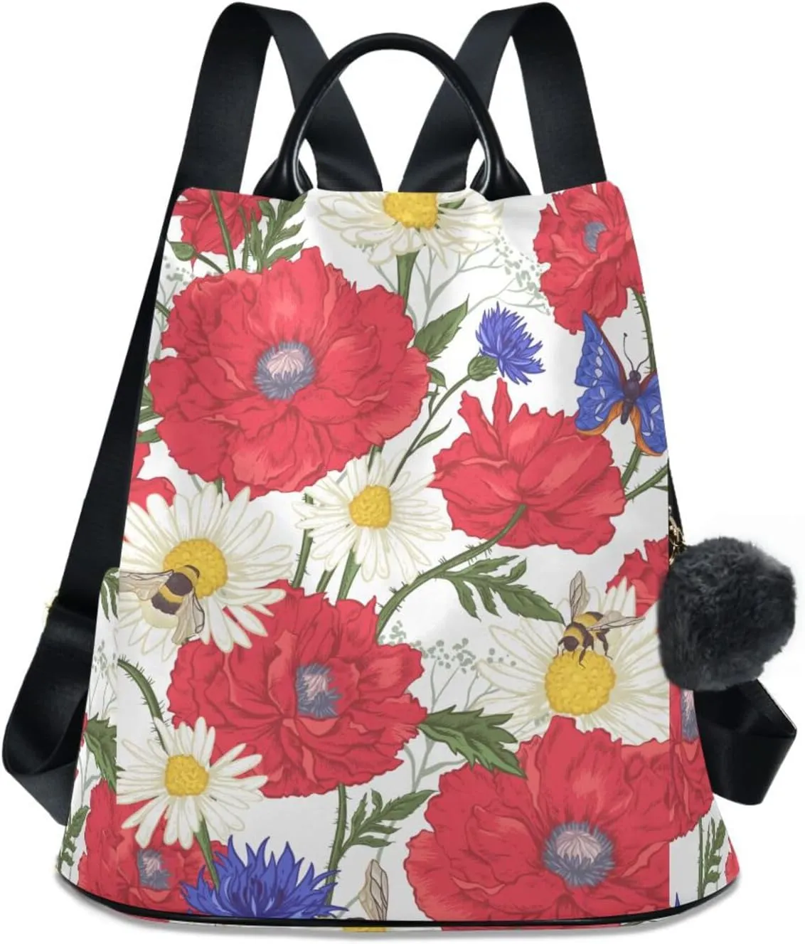 Butterfly Backpack for Women Fashion Casual Daypack Backpack Small Backpack Purse 13.4 X 5.9 X 15in Pattern 5