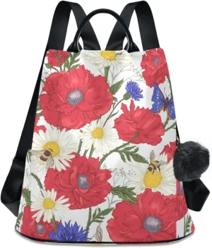 Butterfly Backpack for Women Fashion Casual Daypack Backpack Small Backpack Purse 13.4 X 5.9 X 15in Pattern 5