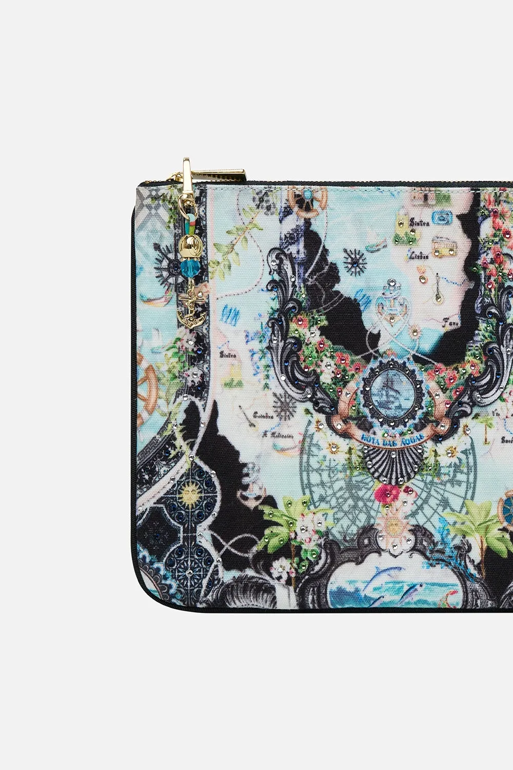 CAMILLA | FOLK AFLOAT SMALL CANVAS CLUTCH