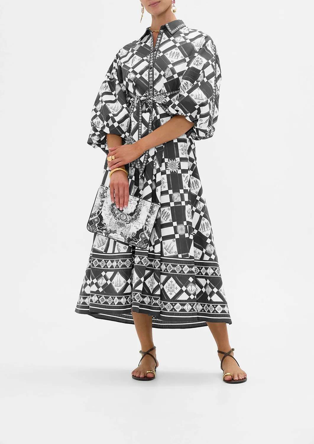 CAMILLA | FOLK AFLOAT SMALL CANVAS CLUTCH