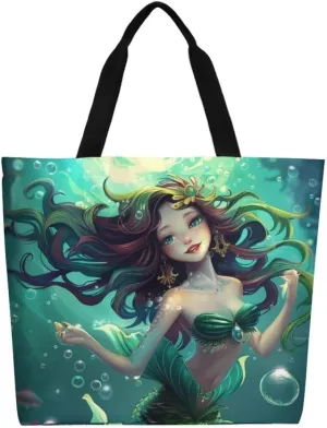 Canvas Tote Bag Large Women Casual Shoulder Bag Handbag Reusable Beach Shopping Grocery Bag For Outdoors