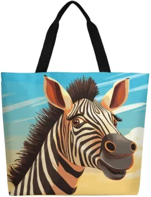 Canvas Tote Bag Large Women Casual Shoulder Bag Handbag Reusable Beach Shopping Grocery Bag For Outdoors
