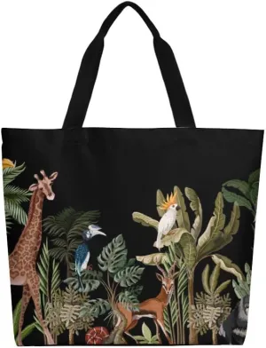 Canvas Tote Bag Large Women Casual Shoulder Bag Handbag Reusable Beach Shopping Grocery Bag For Outdoors