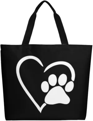 Canvas Tote Bag Large Women Casual Shoulder Bag Handbag Reusable Beach Shopping Grocery Bag For Outdoors