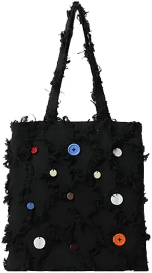 Canvas Tote Bags for Women Tassel Hobo Bags for Women Fashion Shoulder Bag Handbag Vintage Purse Travel Bag 2024 New