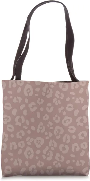Caramel - Chic Elegant Leopard Animal Print Pattern Tote Bag