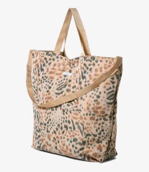 Carry All Tote Reversible - Leopard Print