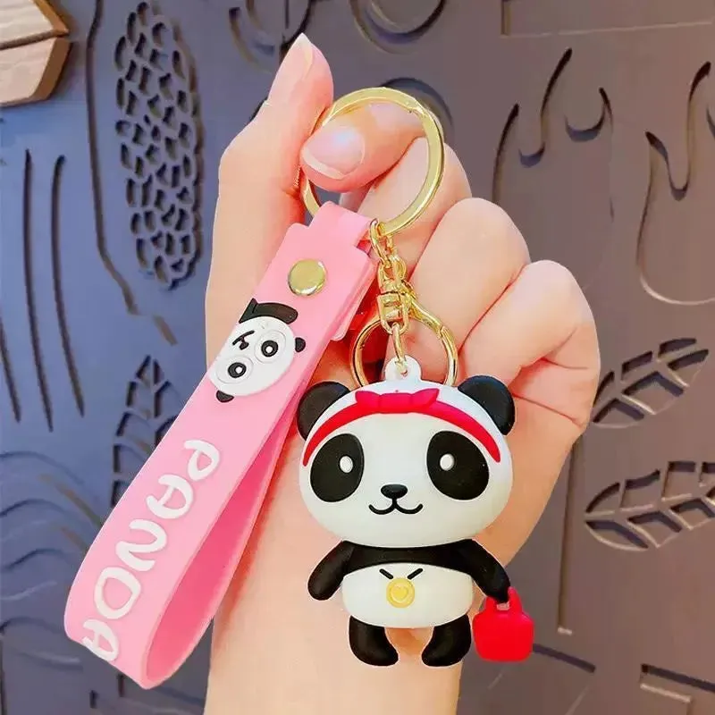 Carry-Cute Clutch Panda Keychain