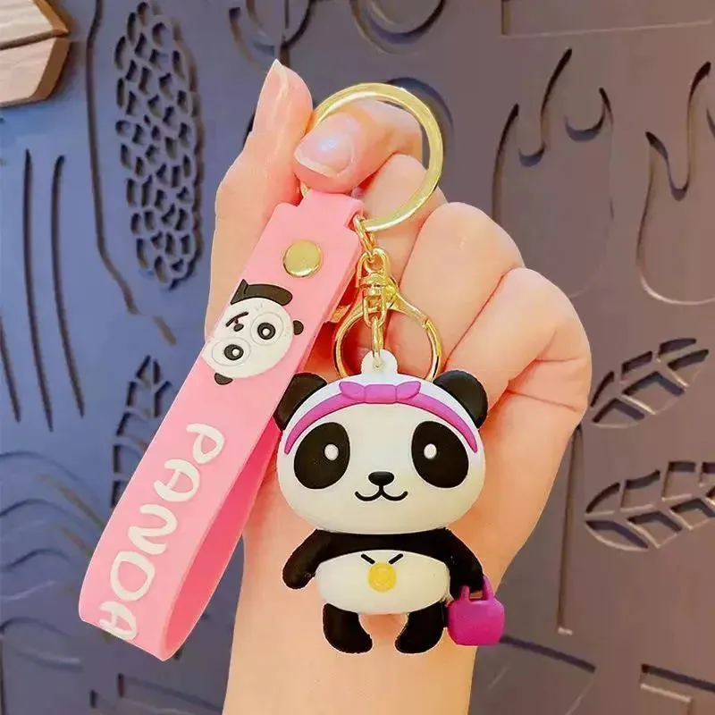 Carry-Cute Clutch Panda Keychain