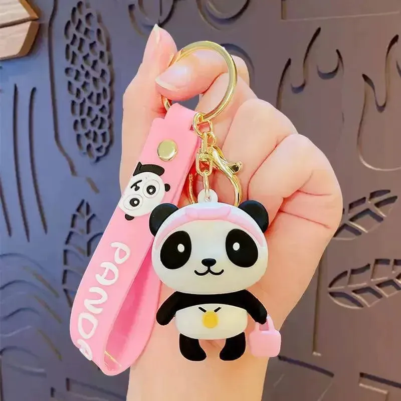Carry-Cute Clutch Panda Keychain