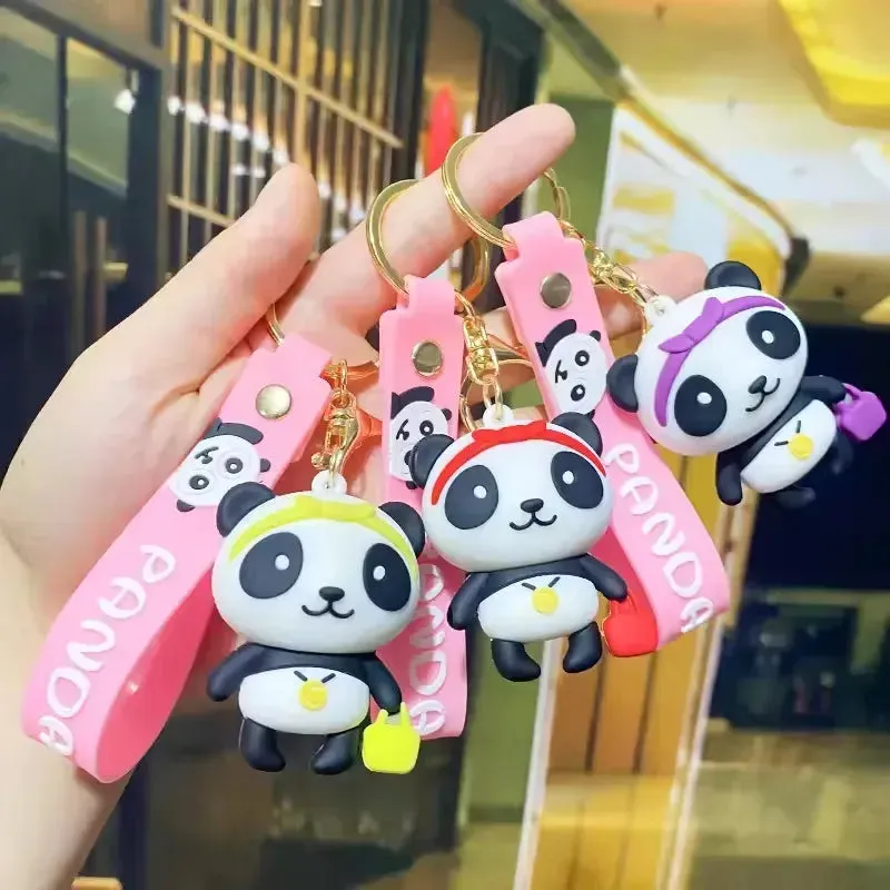 Carry-Cute Clutch Panda Keychain
