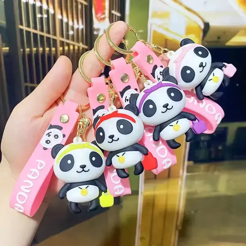 Carry-Cute Clutch Panda Keychain