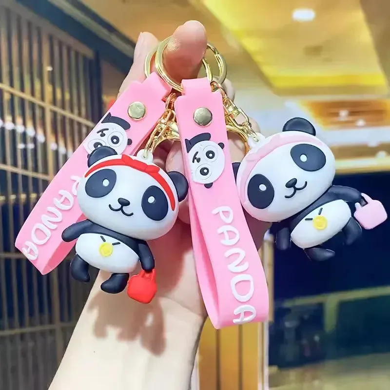 Carry-Cute Clutch Panda Keychain