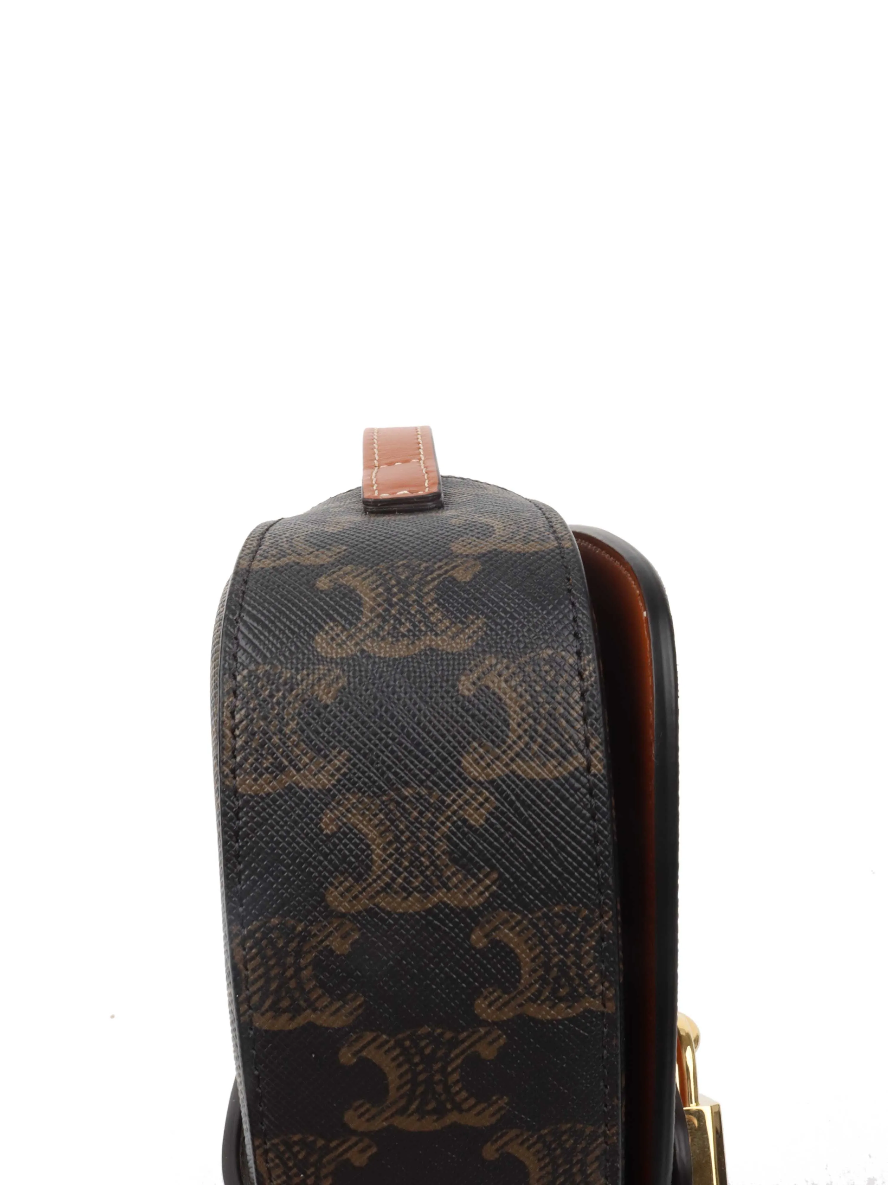 Celine Clutch on Strap in Triomphe Canvas