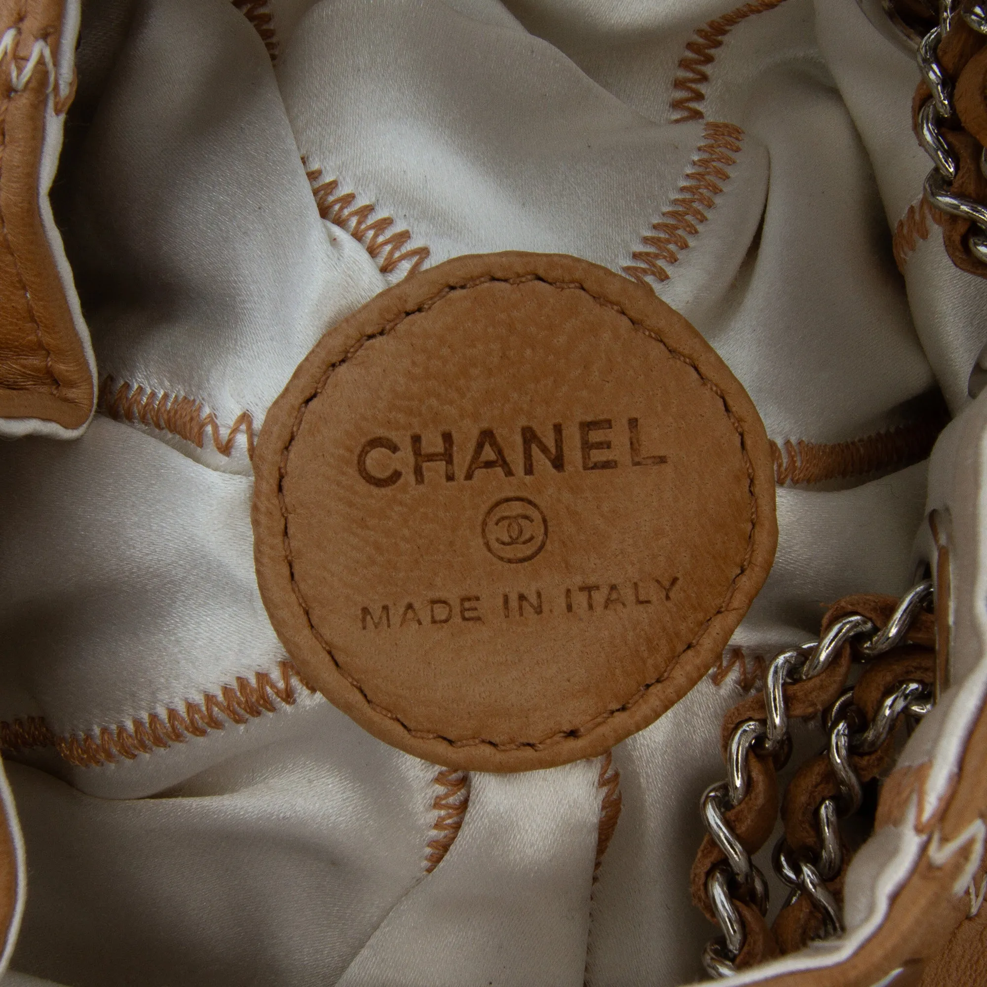 Chanel Mini Lambskin and Satin Reversible Sac Cordon