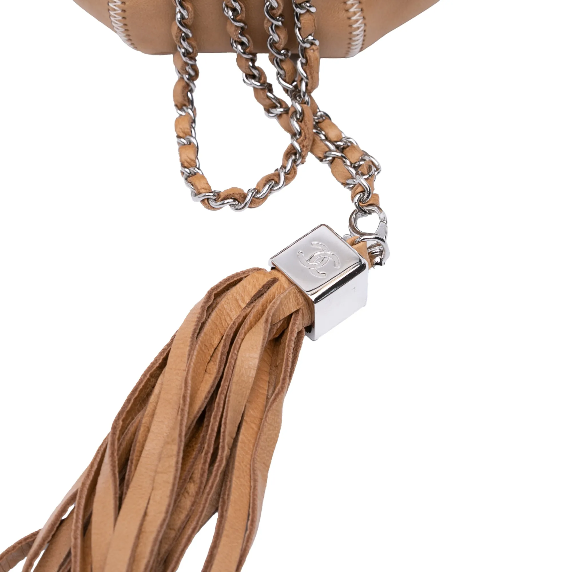 Chanel Mini Lambskin and Satin Reversible Sac Cordon