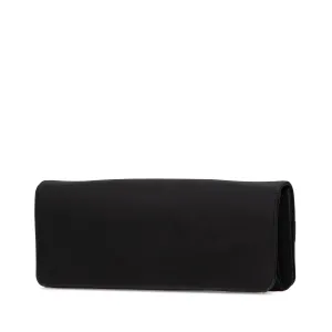 Chanel Satin Bow Flap Clutch