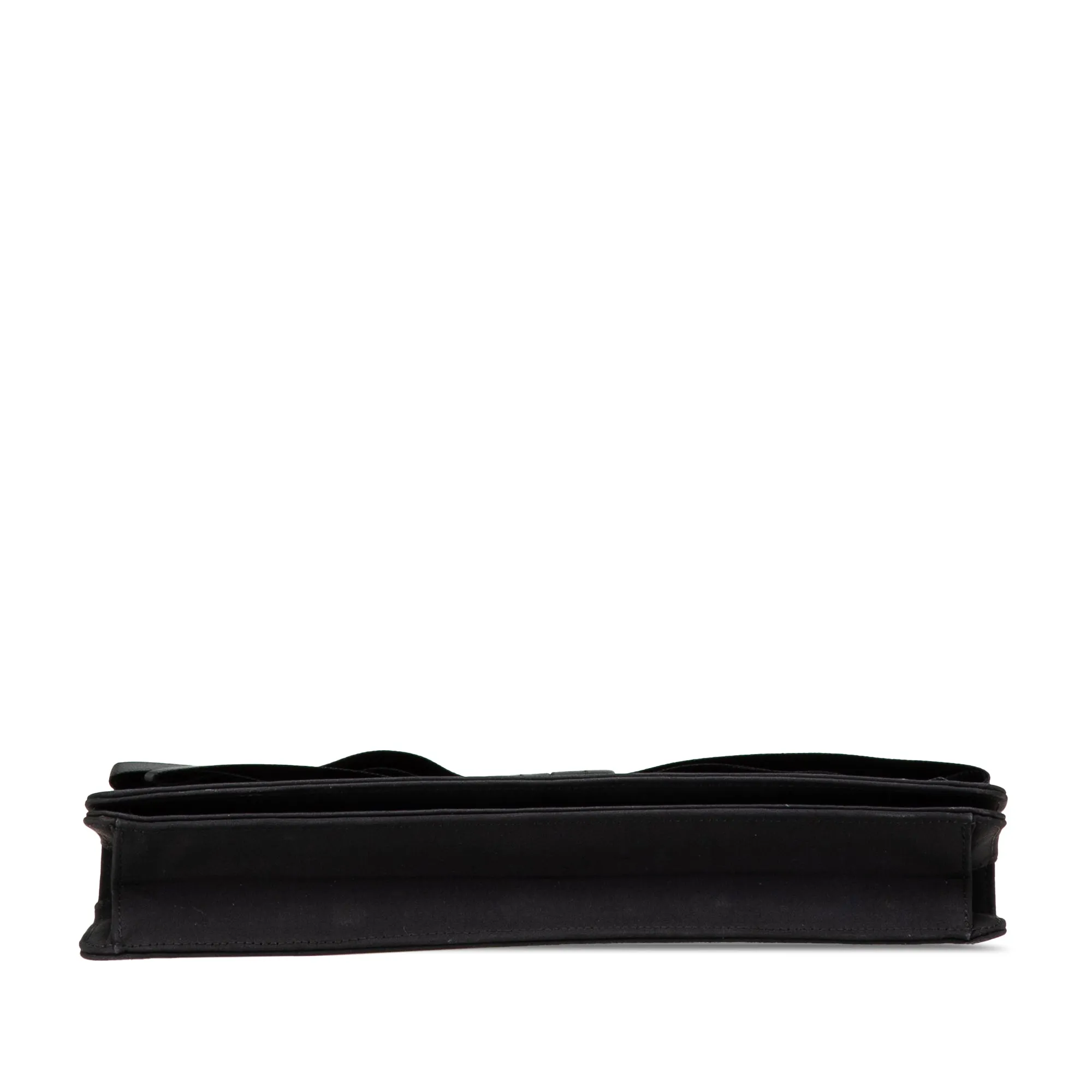 Chanel Satin Bow Flap Clutch