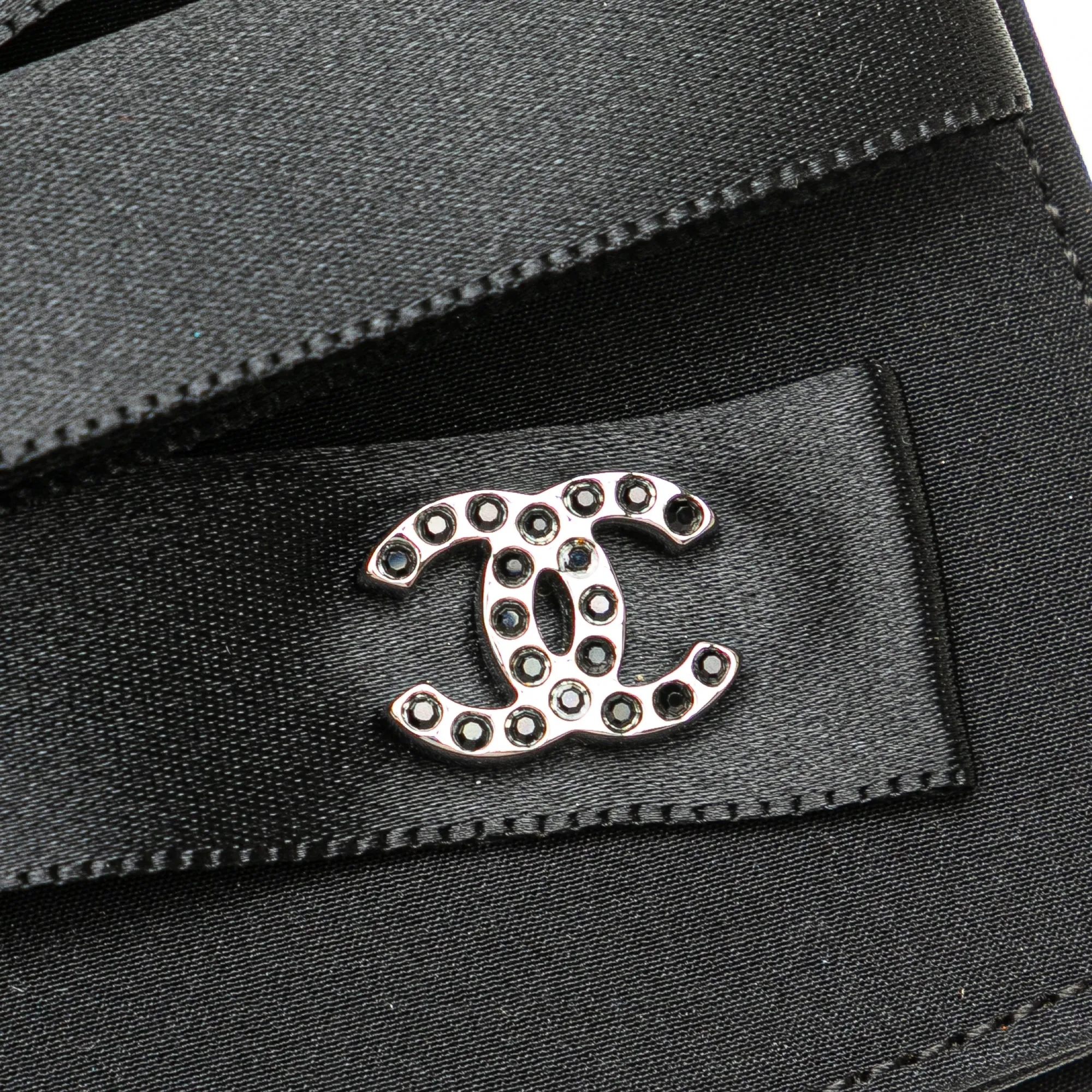 Chanel Satin Bow Flap Clutch