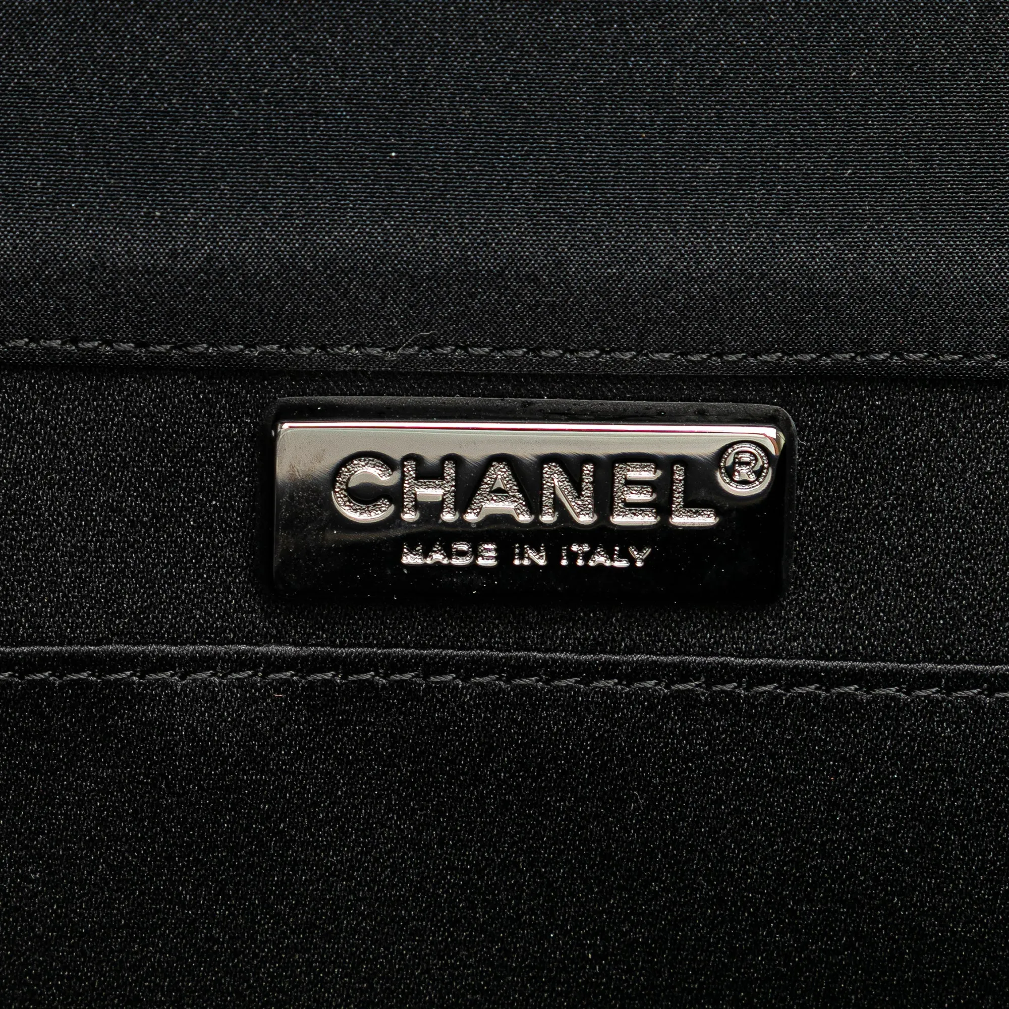 Chanel Satin Bow Flap Clutch