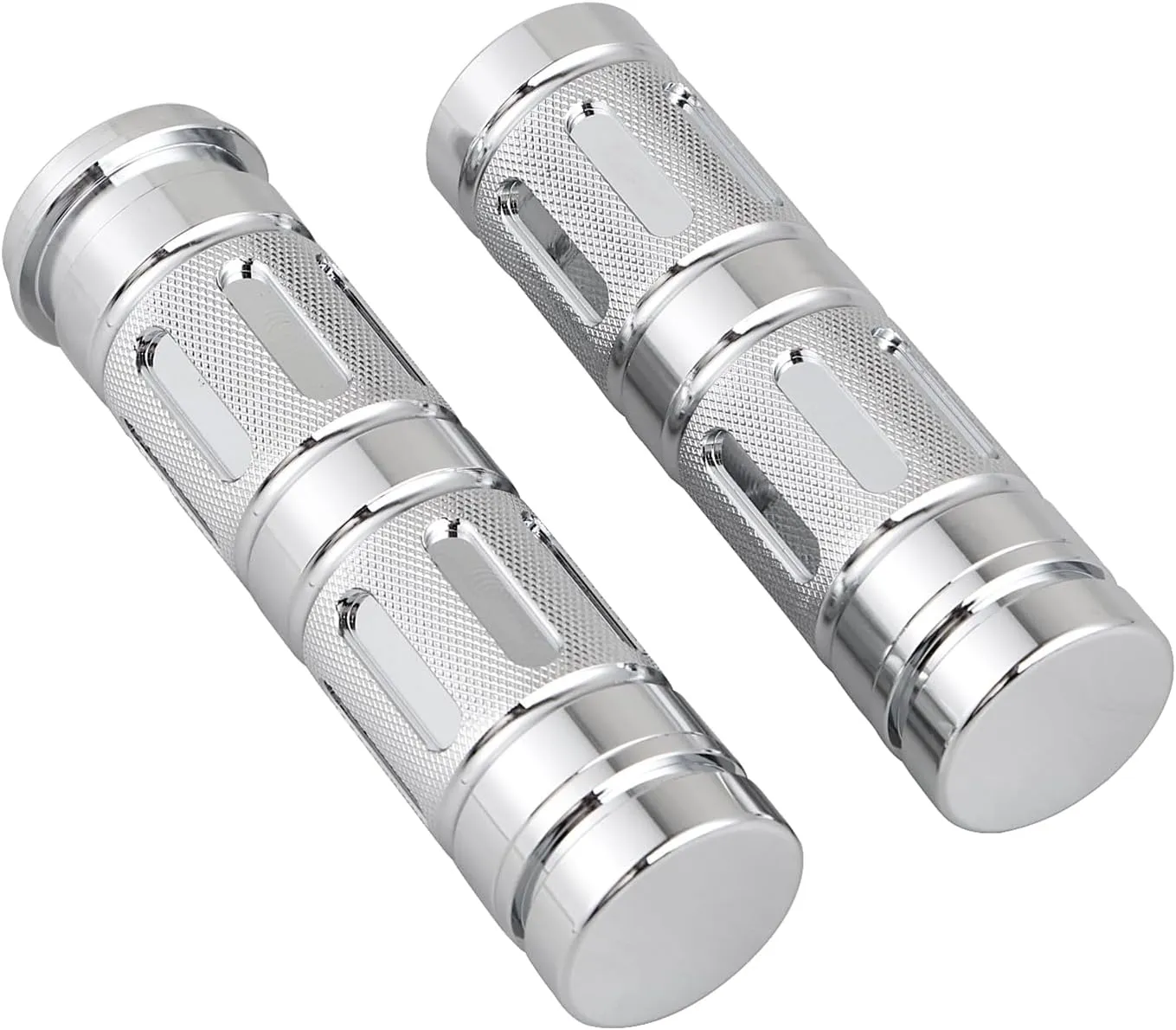 Chrome Electronic Throttle Control Handlebar Grips for 1" / 25mm Handle Bars for Harley Road Glide Road King Street Glide Tri Glide Electra Glide 2008-Later Dyna 2016-2017 Softail 2016-Later