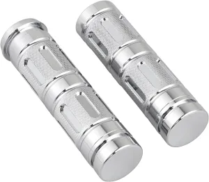 Chrome Electronic Throttle Control Handlebar Grips for 1" / 25mm Handle Bars for Harley Road Glide Road King Street Glide Tri Glide Electra Glide 2008-Later Dyna 2016-2017 Softail 2016-Later