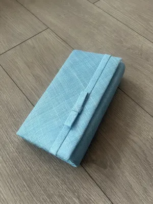 Classic Sinamay Bluebell Clutch Bag For Weddings
