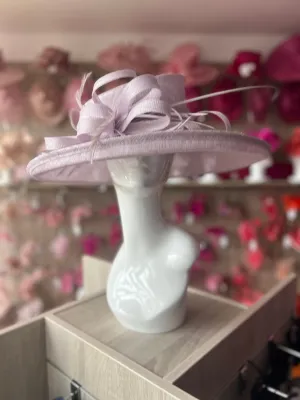 Classic Sinamay Sweet Lavender Wedding Hat