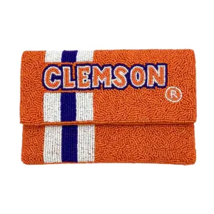 CLEMSON TIGERS CLEMSON UNIVERSITY MINI CLUTCH