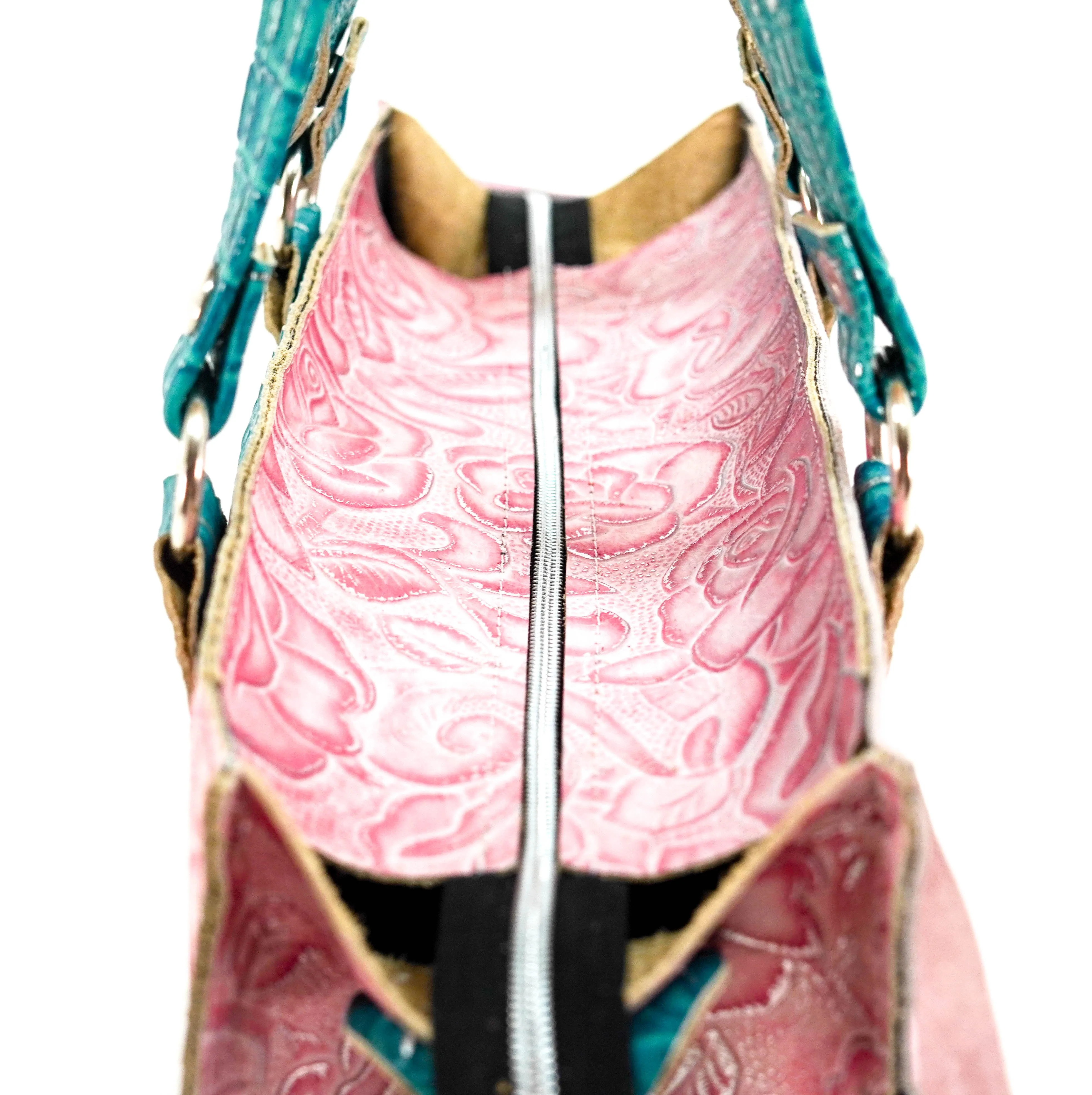 Clerk - All Embossed w/ Tropical Croc/Roses