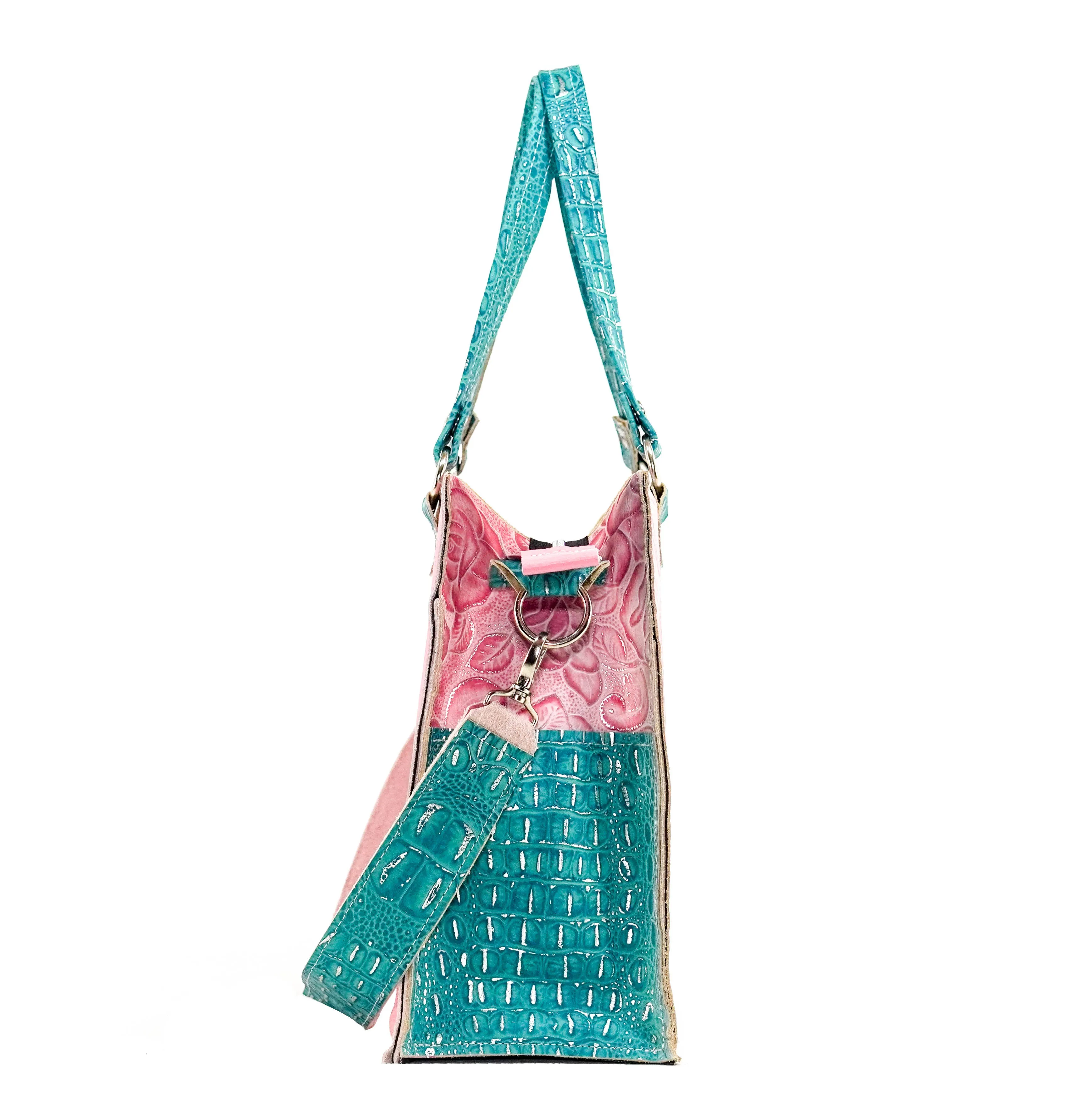 Clerk - All Embossed w/ Tropical Croc/Roses