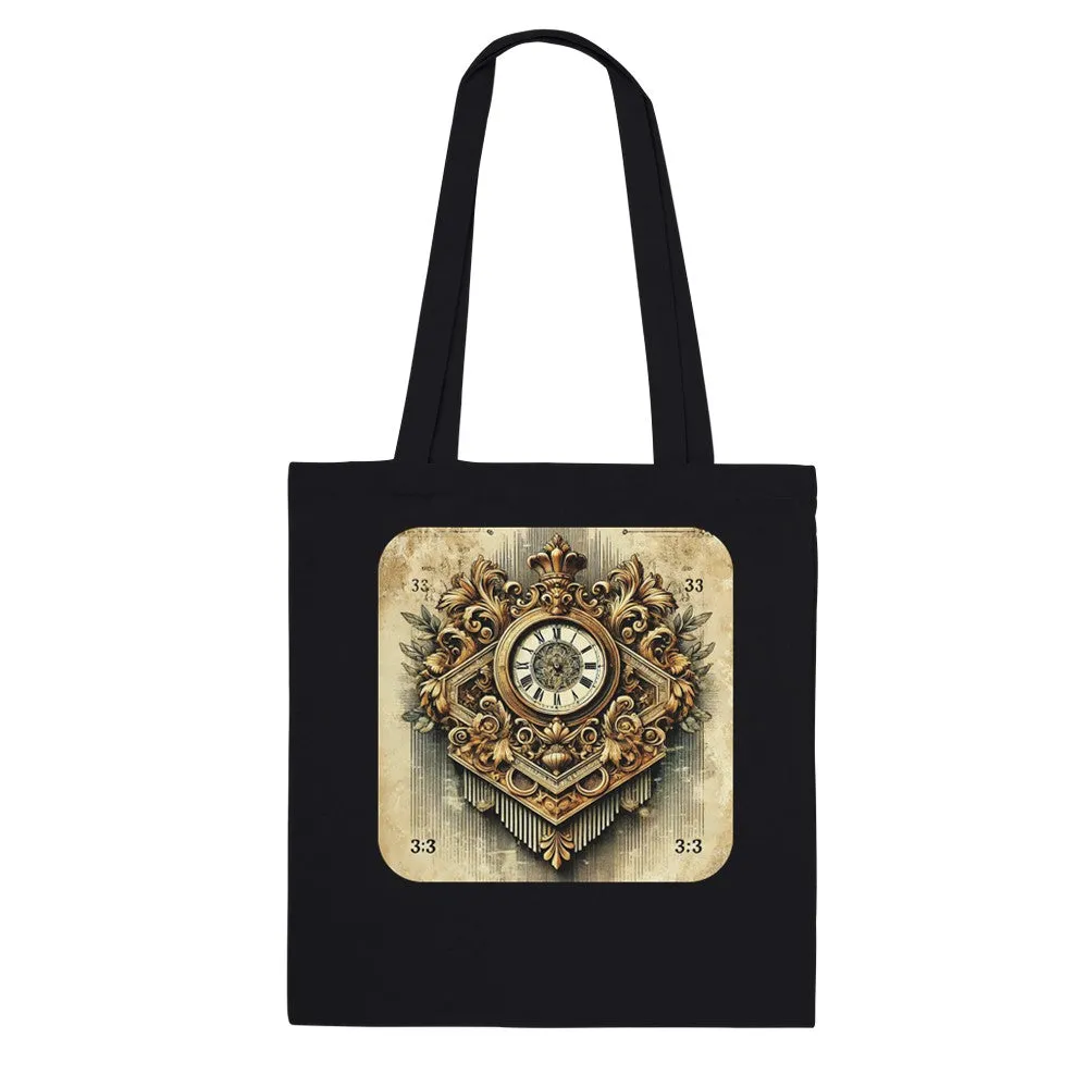 Clock - Premium 100% cotton Tote Bag