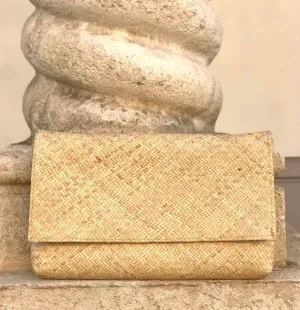 Clutch | Ivory Rattan