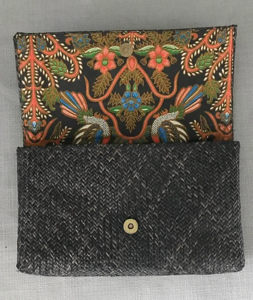 Clutch | Ivory Rattan