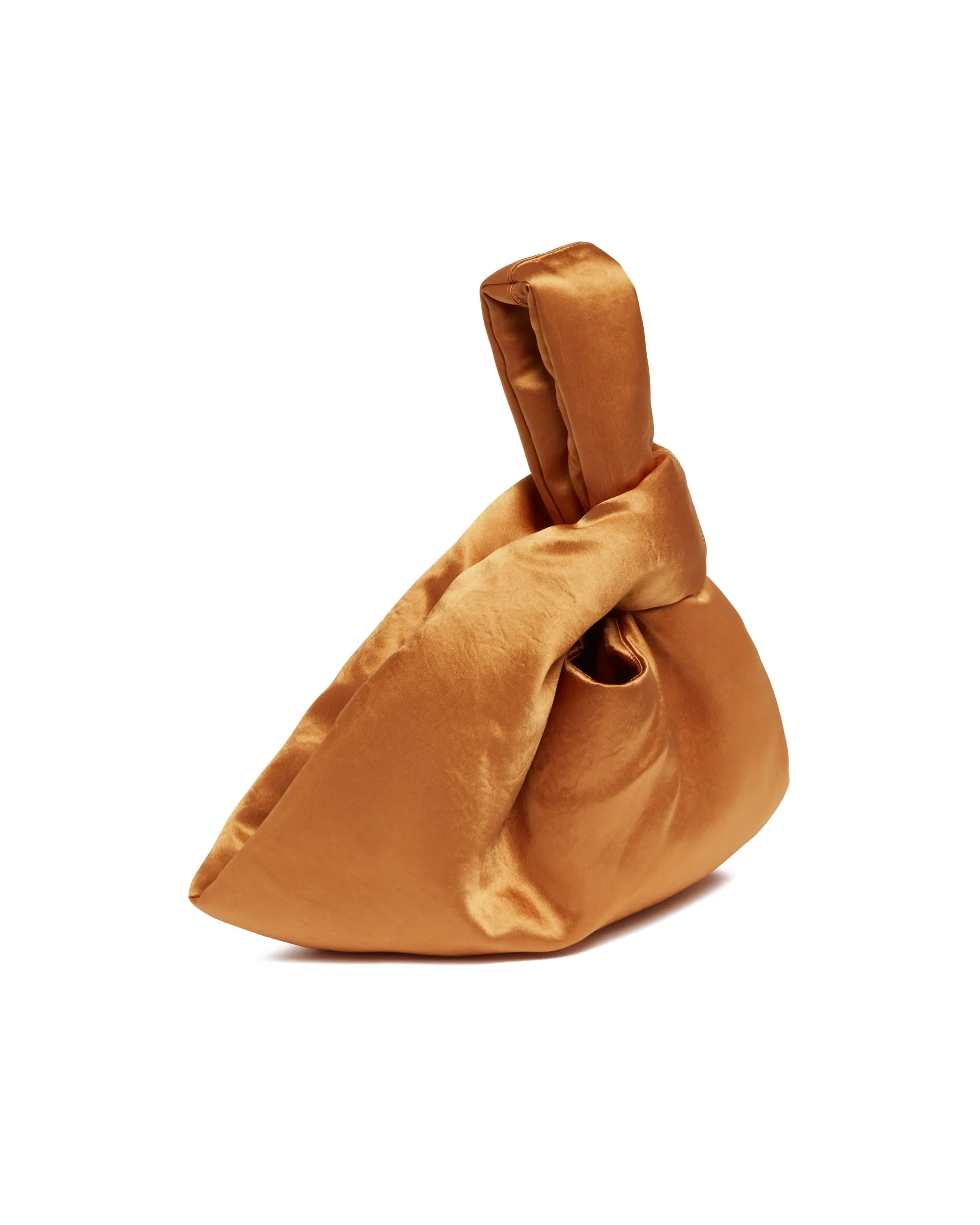 Clutch Jen In Satin Arancione