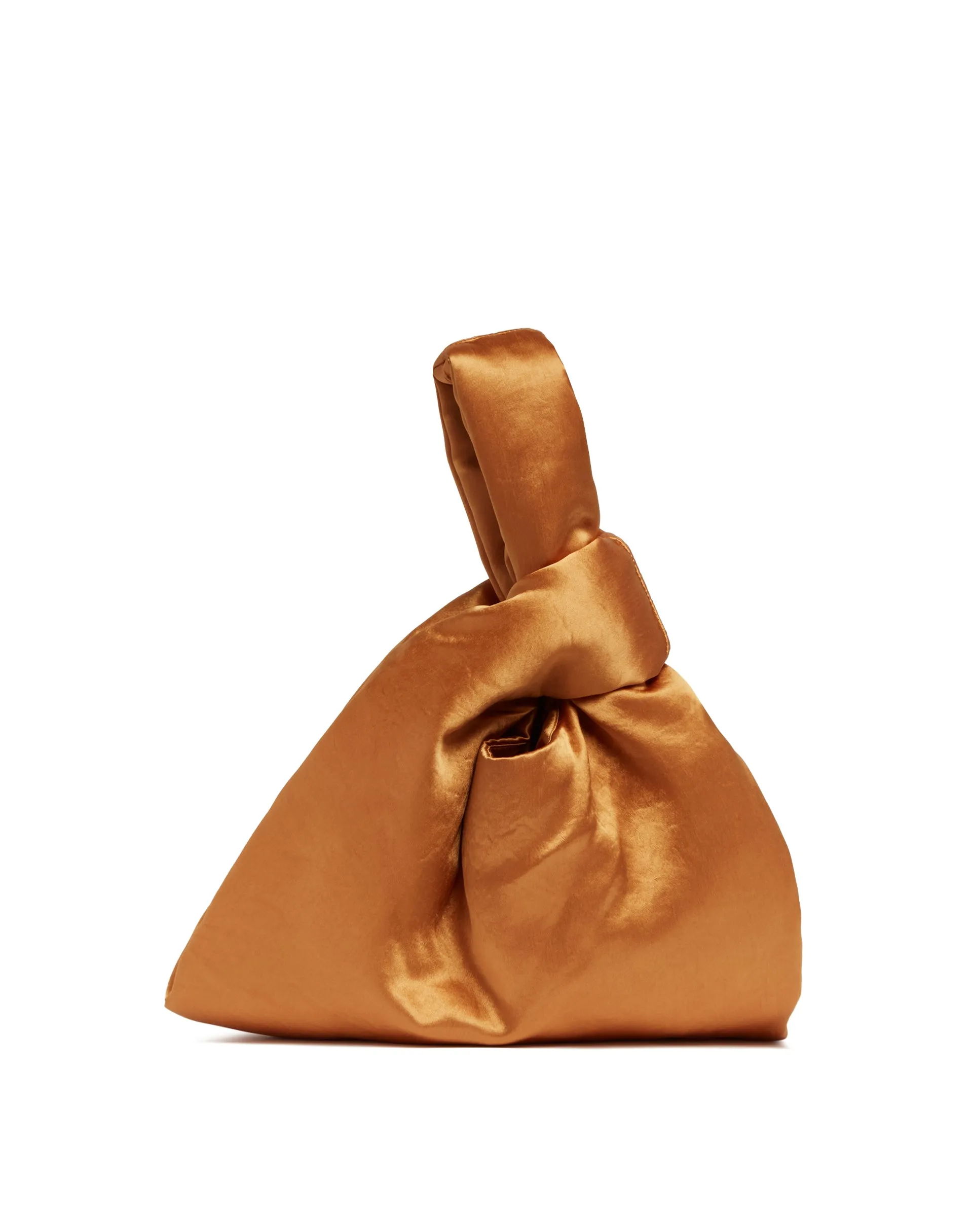 Clutch Jen In Satin Arancione