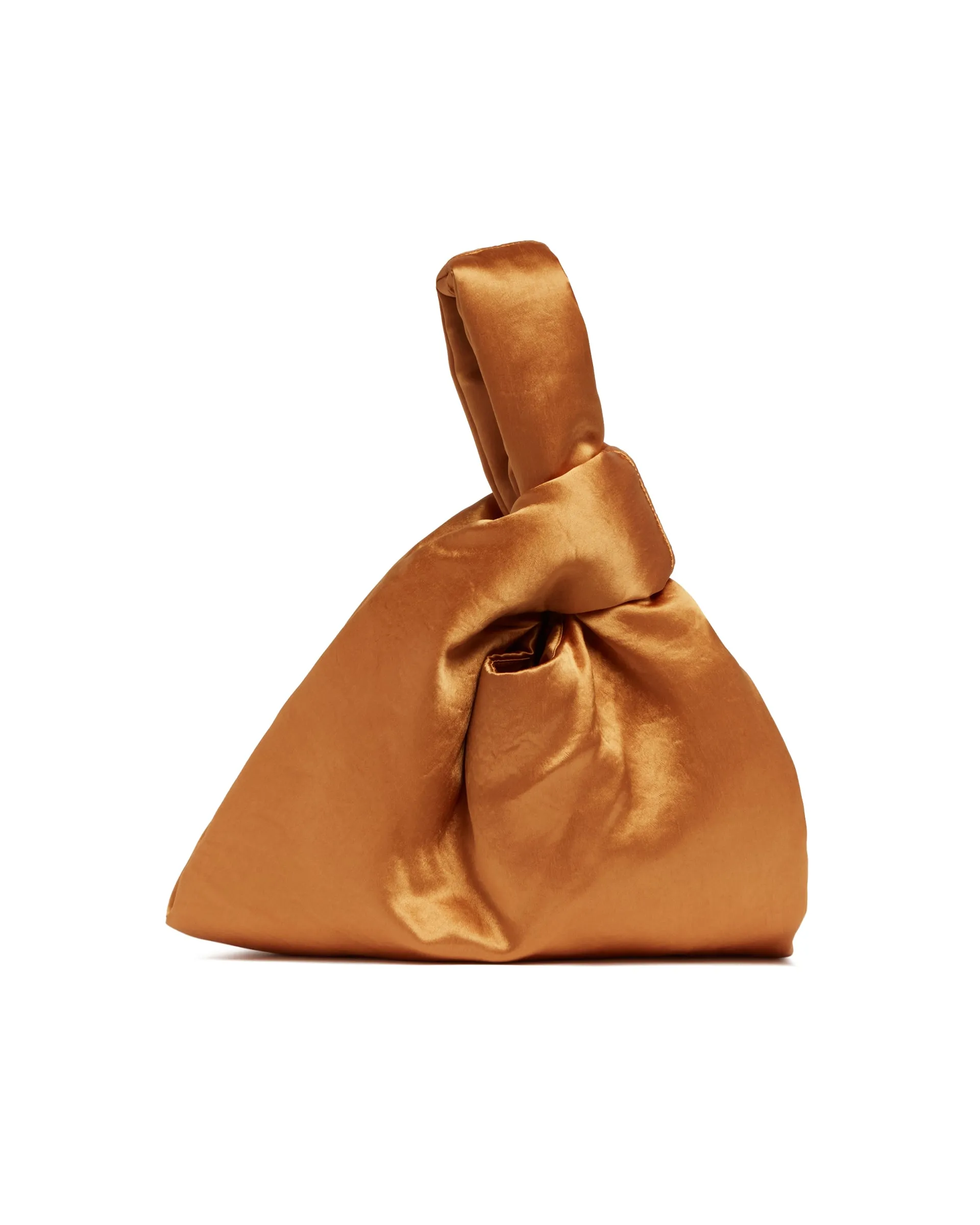 Clutch Jen In Satin Arancione